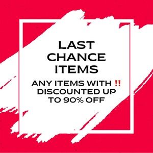 ‼️Last chance items‼️
Make a bundle!